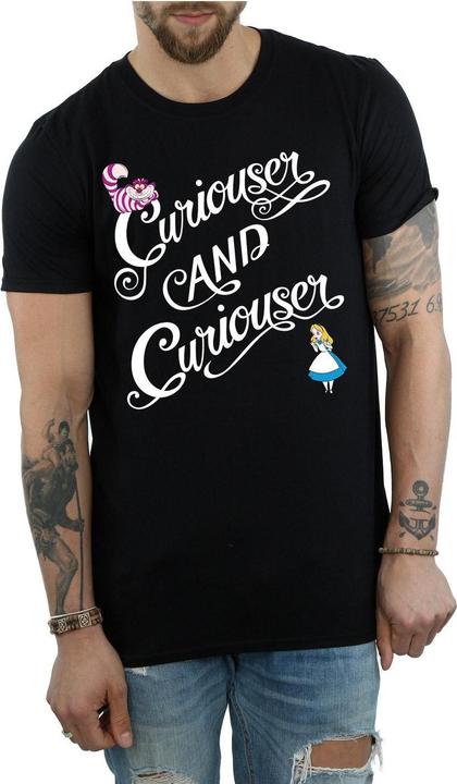 Image du produit Disney - T-shirt ALICE IN WONDERLAND CURIOUSER - Homme (XL)