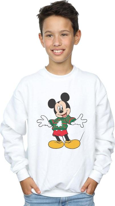 Immagine prodotto Disney Mickey Mouse Christmas Jumper Stroke Felpa Ragazzi (140, 146)
