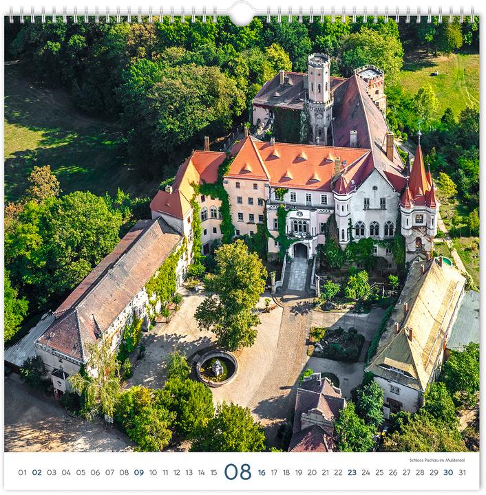 Actual product image Kalender Burgen und Schlsser Sachsen 2026 (30 x 30 cm, German)