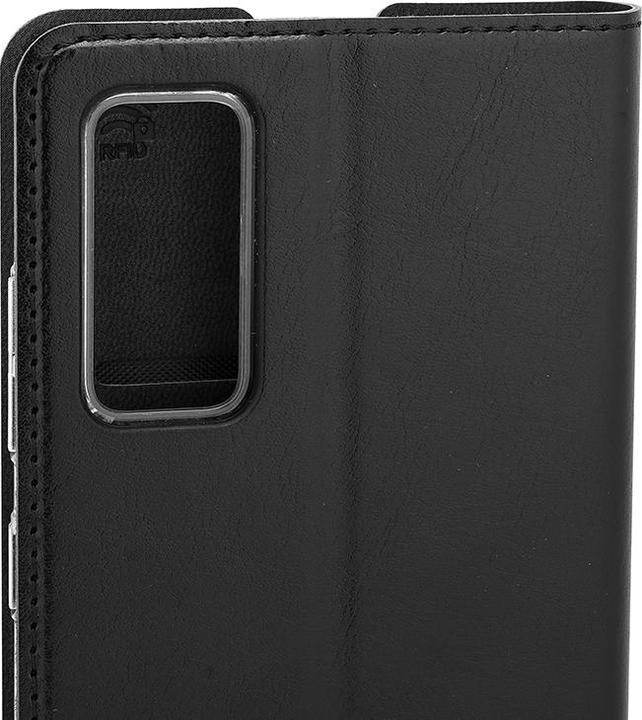Actual product image Wave BookCase -suojakotelo, Samsung Galaxy S20 FE / Galaxy S20 FE, musta (Samsung Galaxy S20 FE, Samsung Galaxy S20 FE 5G)
