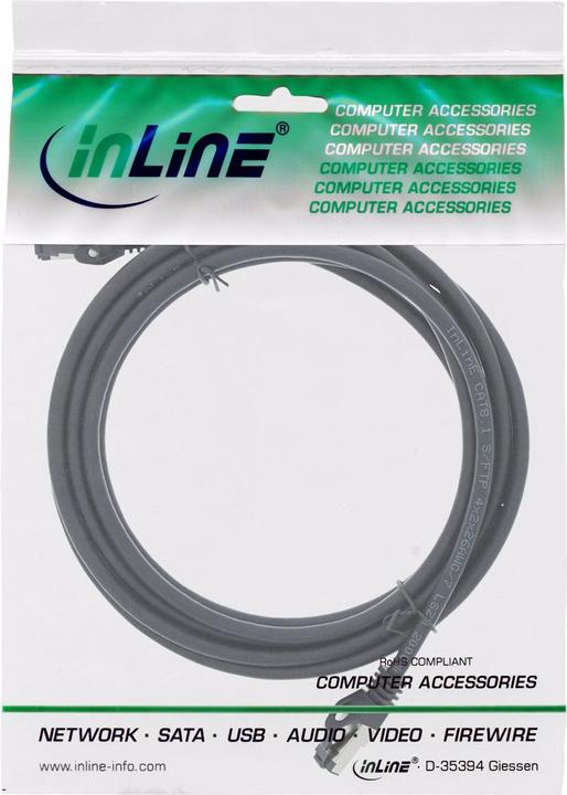 Actual product image InLine Patch cable (S/FTP, CAT8.1, 0.25 m)