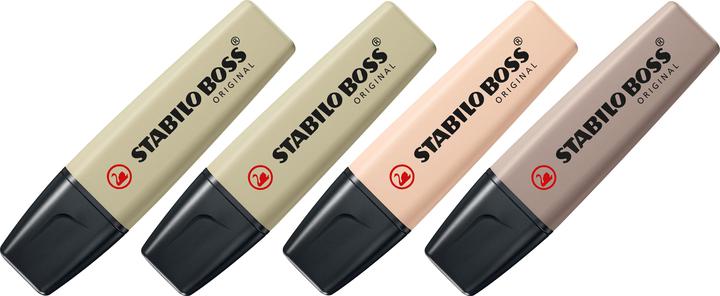 Image du produit STABILO BOSS NATURE COLORS - Marqueurs lumineux (triés par couleur, 5 mm, 3 x)