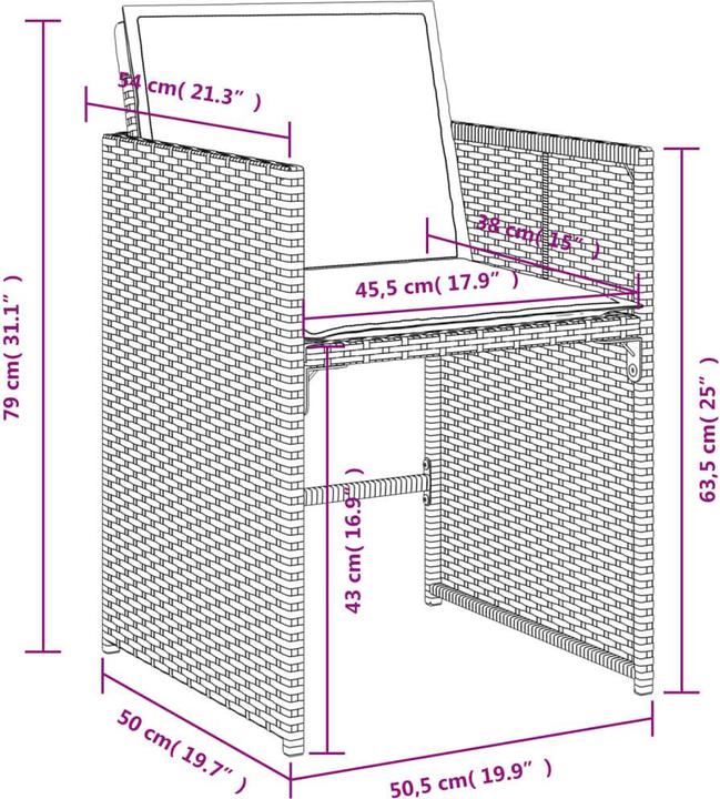 Immagine prodotto VidaXL Nagano (106 cm)