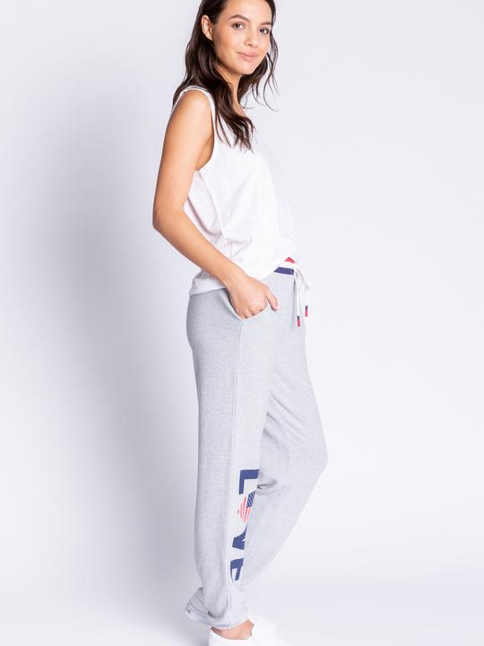 Image du produit Pj Salvage Pantalon de pyjama Rad White & Blue (XL)