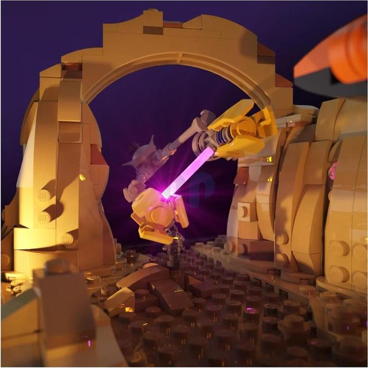 Produktbild Light my bricks LMB 2.0 LED Licht Set für LEGO® 75380 Star Wars Podrennen in Mos Espa – Diorama