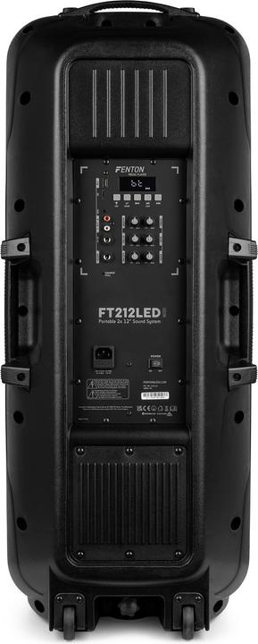 Immagine prodotto Fenton Speaker Bluetooth - FT212LED MK2 karaoke box met LEDâ€™s, accu en microfoons - (Attivo)