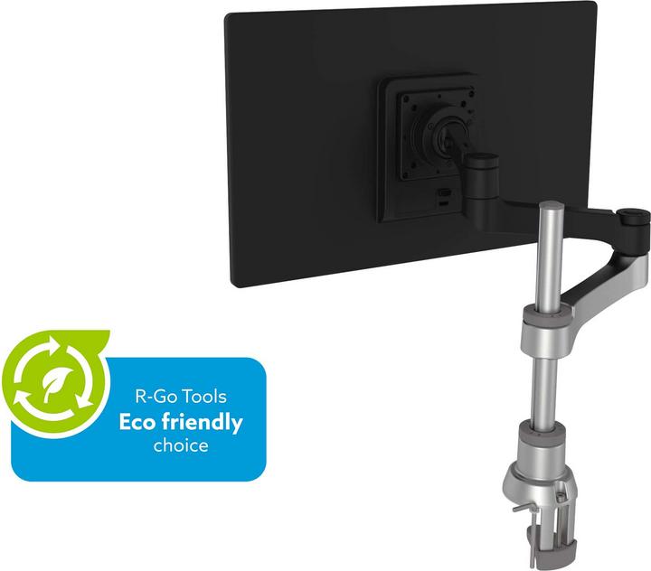 Produktbild R-Go Tools Tischhalterung Zepher 4 C2 Schwarz/Silber (Tisch, 34")