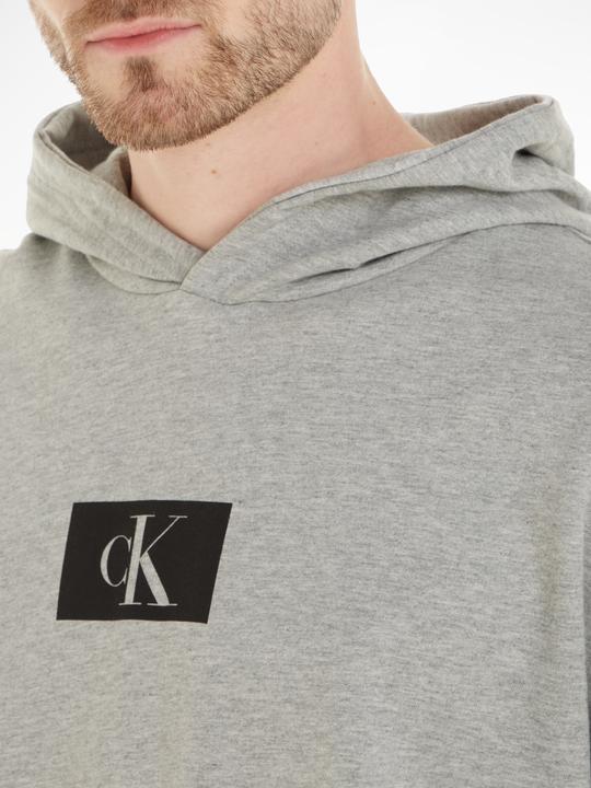 Actual product image Calvin Klein Men's Lounge Hoodie, Grey, M (M)