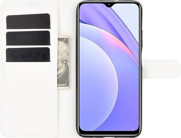 Productafbeelding MU Classic Litchi Leren Boekomslag Serie (Realme 9 4G, Xiaomi Redmi 9T)