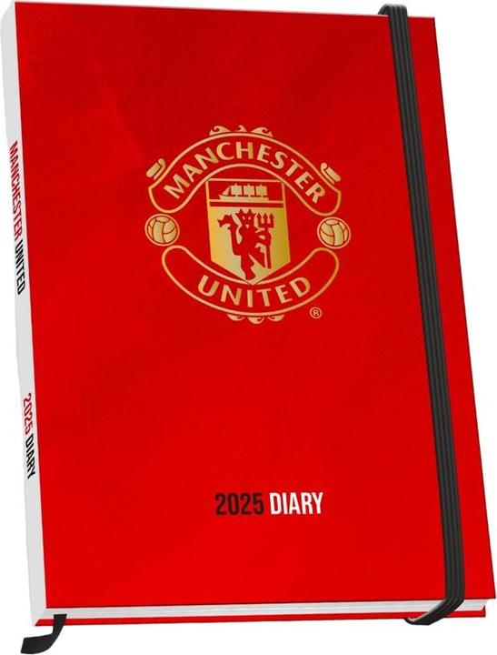 Produktbild Manchester United FC Tagebuch 2025 Wappen A5 (A5)