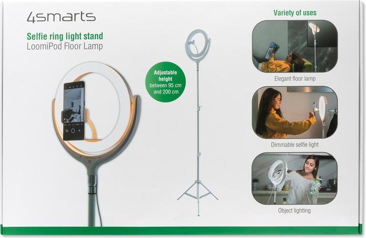 Produktbild 4smarts Videoleuchte Selfie LoomiPod (Ringleuchte)
