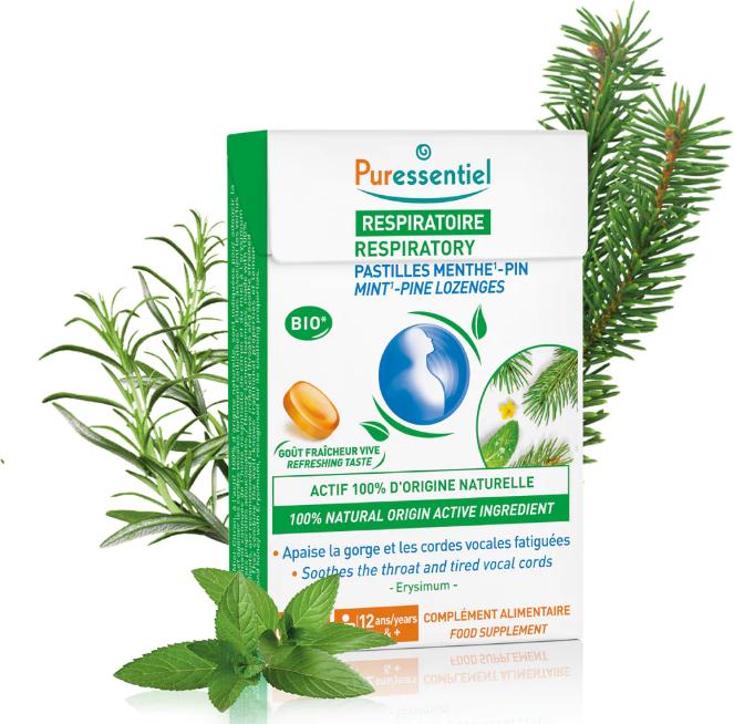 Produktbild Puressentiel Lutschtablette Atemwege Minze-Kiefer Lutschtabl (20 Stück)
