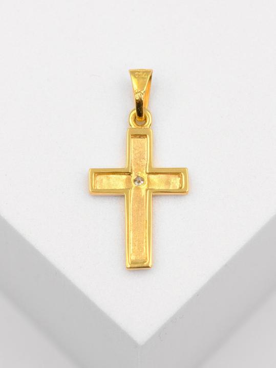 Produktbild Muau Kreuz (750/18K Gelbgold)