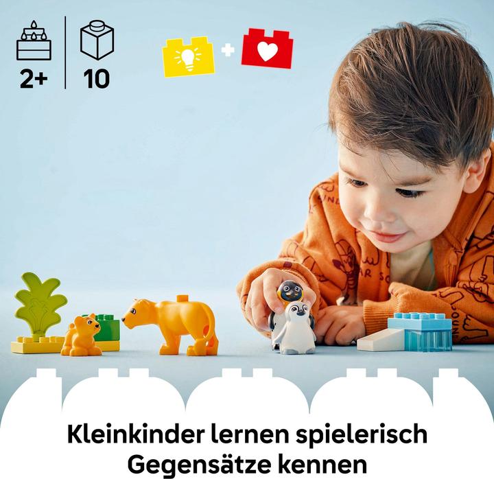 Actual product image LEGO Wildtier-Familien: Pinguine und Löwen (10442)