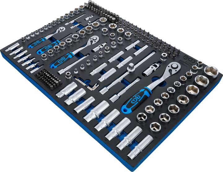 Actual product image BGS Tool Tray 3/3: Socket Set 192 pcs.