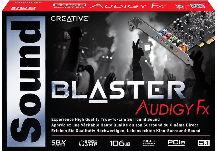 Produktbild Creative Sound Blaster Audigy Fx (PCI-E x1)