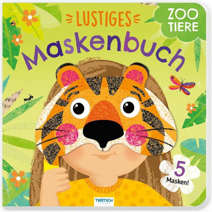 Image du produit Livre cartonné avec masques Drôle de livre de masques Animaux du zoo