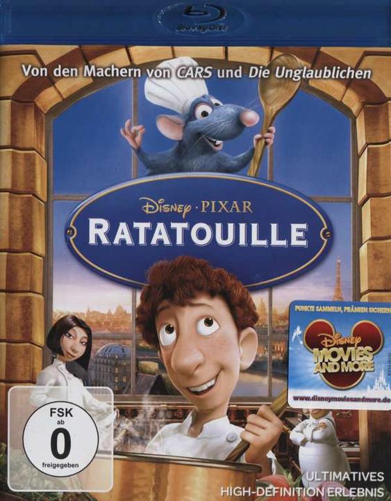 Actual product image Ratatouille (Blu-ray, 2007, English, German, Italian)