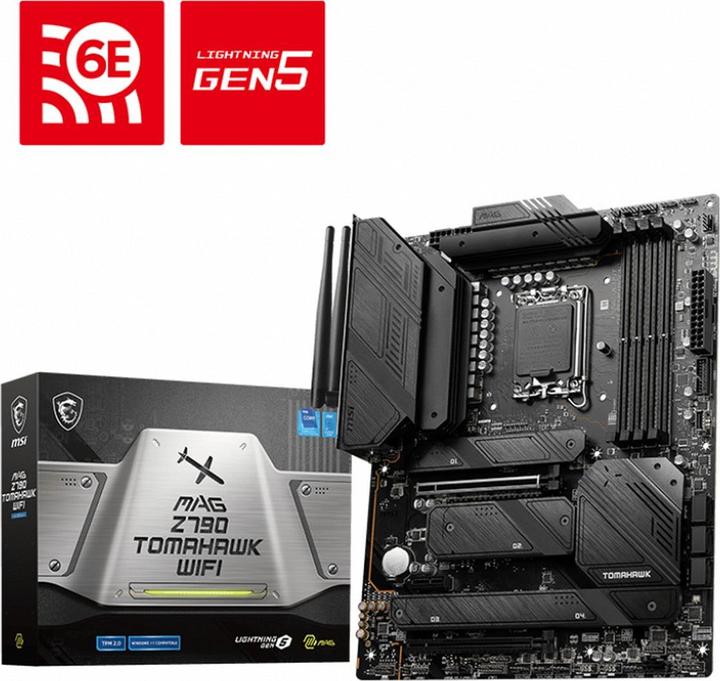 Produktbild MSI MAG Z790 TOMAHAWK WIFI (LGA 1700, Intel Z790, ATX)