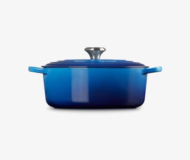 Produktbild Le Creuset Bräter Oval Sig 33 cm Azure (33 cm, Bräter + Schmortopf, Gusseisen)
