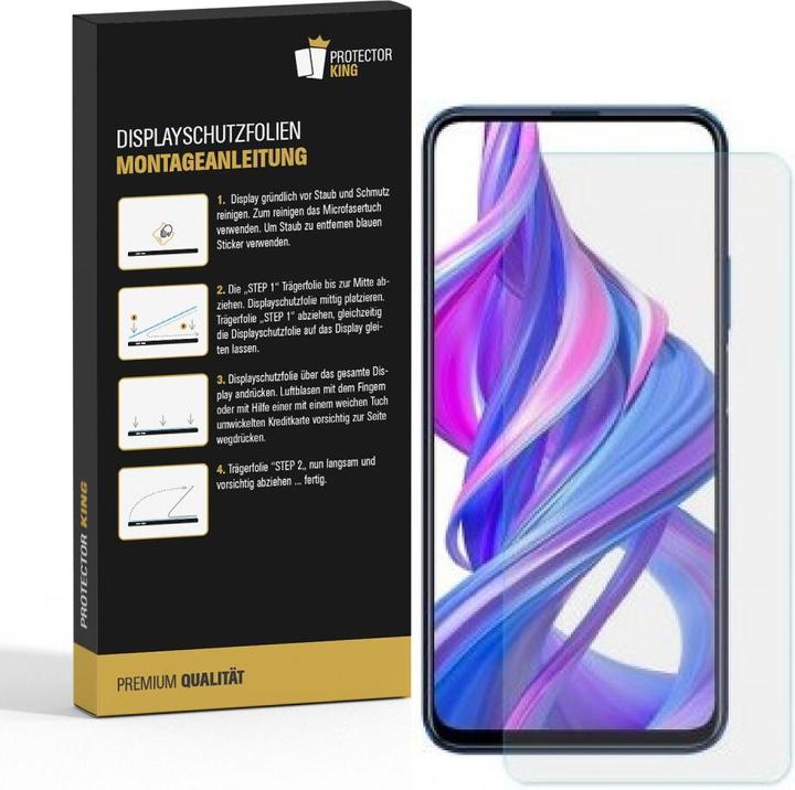 Actual product image Protectorking 2x Displayschutzfolie matt Anti-Reflex entspiegelt (2 Piece, Honor 9X)