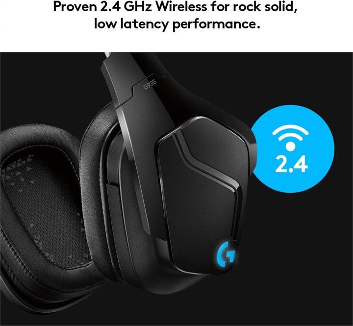 Actual product image Logitech G G935 Wireless 7.1 Surround Sound LIGHTSYNC for Gaming - 2.4 GHz - EMEA (Wireless)