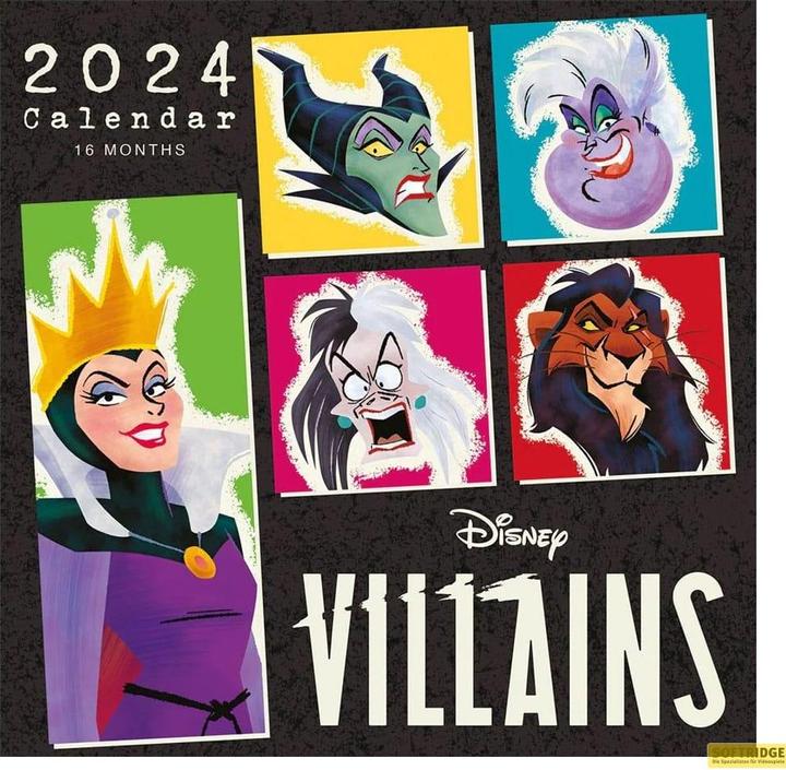 Actual product image Pyramid Disney Villains Calendar 2024 Once I was Alone (30 x 30 cm, English)