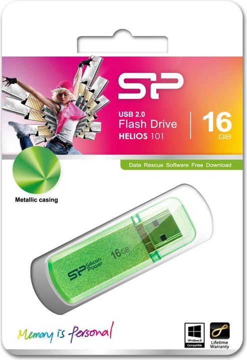 Actual product image Silicon Power Helios 101 - USB Flash Drive (16 GB, USB-A)