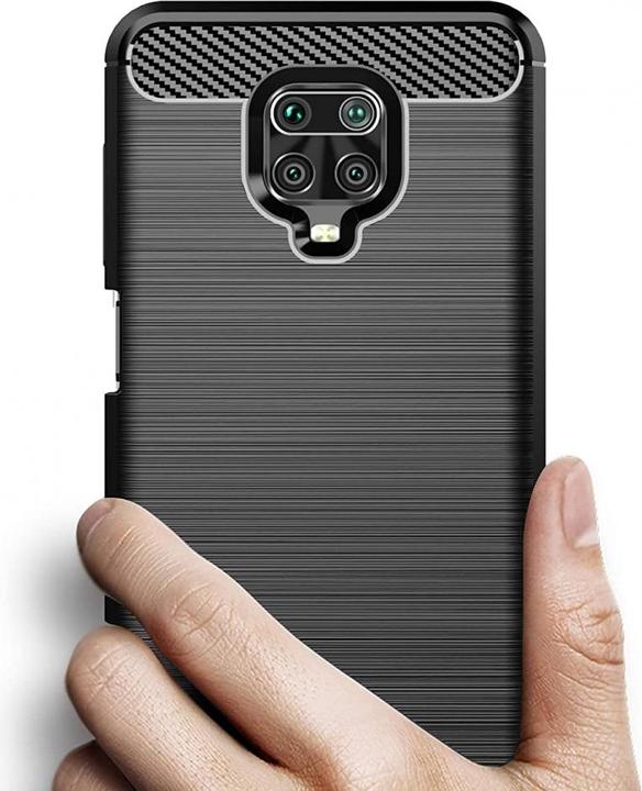 Produktbild Screenguard Xiaomi Redmi Note 9S Hülle Carbon Brushed Soft TPU (Xiaomi Redmi Note 9S)