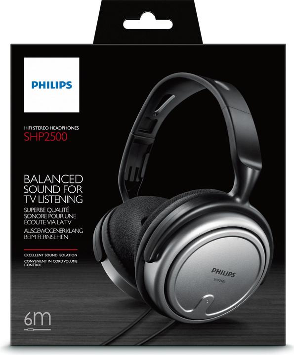 Actual product image Philips Shp2500 (No noise cancelling, Cable)