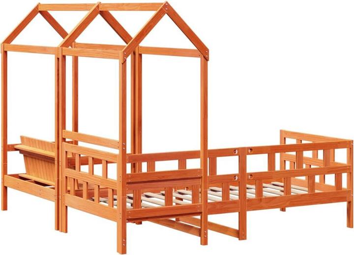 Actual product image VidaXL Day bed set with roof (90 x 190 cm)