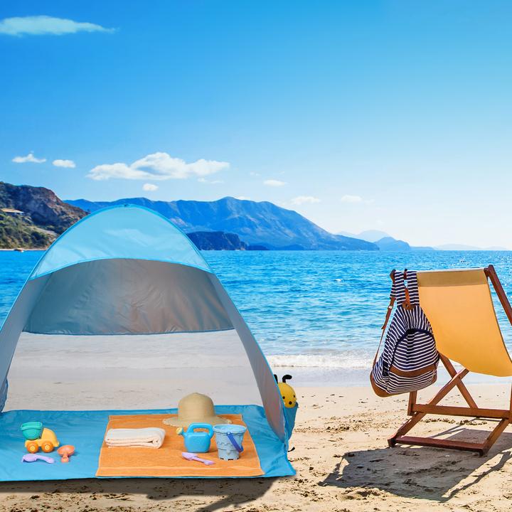 Image du produit Relaxdays Moustiquaire de plage (Tente de plage, 0.83 kg, 2 personnes)