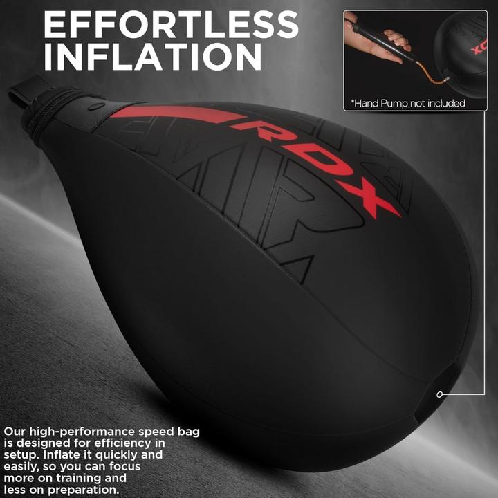 Image du produit Rdx 2Pc Speed Ball F6 Matte Red + Swivel