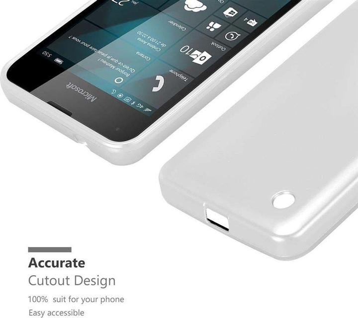 Productafbeelding Cadorabo TPU Matte Metallic hoes (Microsoft Lumia 550)