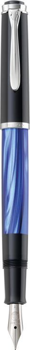 Immagine prodotto Pelikan Penna stilografica M205 blu marna. Custodia M (Blu marmorizzato, 1 x)