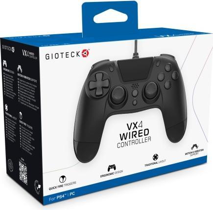 Immagine prodotto Gioteck Gamepad VX4 nero analogico/digitale per PlayStation 4 (PS4)