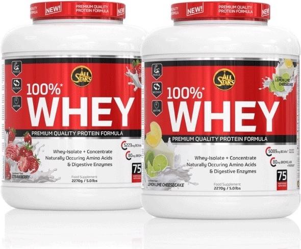 Actual product image All Stars 100% Whey Protein (2270 can) (Chocolate, Coconut, 1 pcs., 2270 g)
