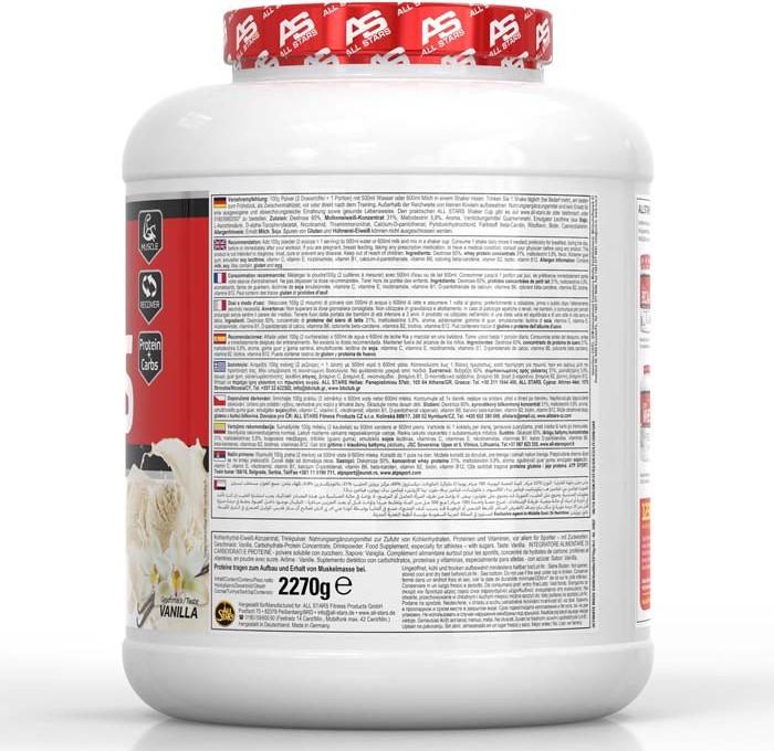 Produktbild All Stars Ultimate Mass Gain (2270g Dose) (Vanille, 1 Stk., 2300 g)