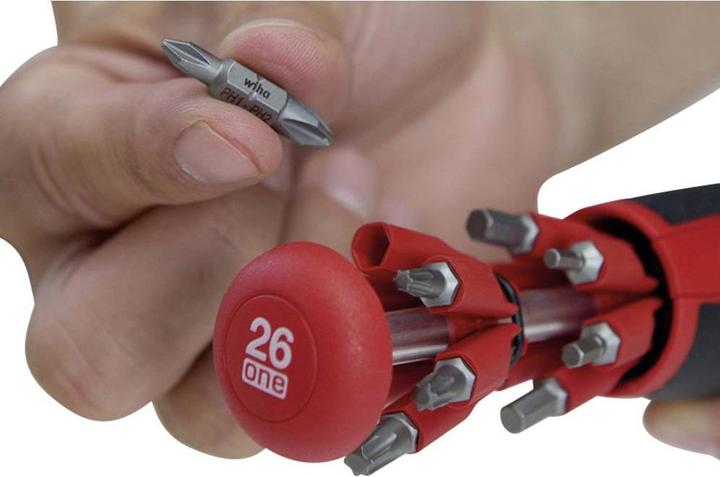 Immagine prodotto Wiha LiftUp 26one (Torx (TX), Fessura croce Phillipps (PH), Cacciavite a croce PZ, Fattucchiera, Porta, Quadrata)