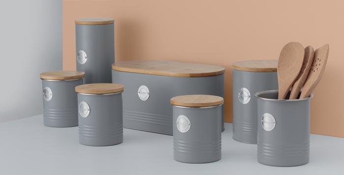 Actual product image Typhoon LIVING Coffee storage container, pastel grey, 1 litre (1 l)
