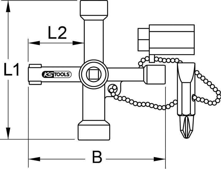 Produktbild KS Tools 130.1015 (71 mm)