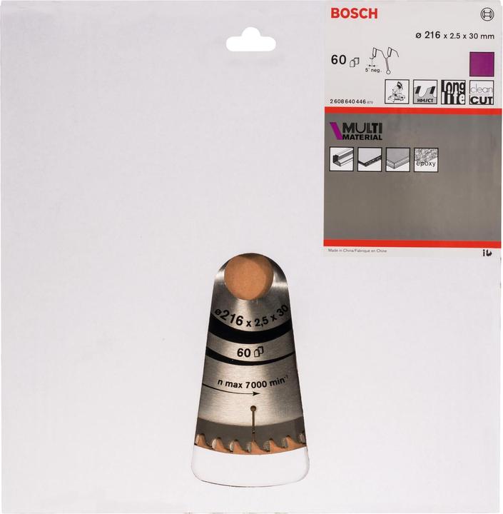 Produktbild Bosch Professional Zubehör PRO Multi Material Kreissägeblatt, 216 x 2,5 x 30 mm