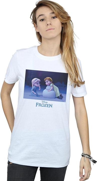 Immagine prodotto Disney Frozen Build A Snowman Maglietta Ampia Donna (L)