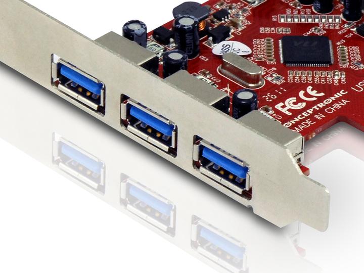 Actual product image Conceptronic 4 x USB 3.0, PCI