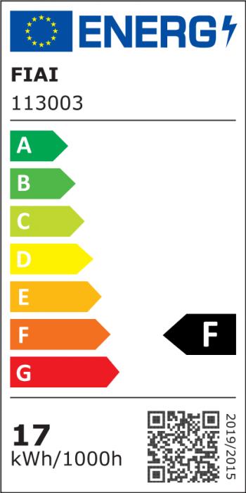 Energie-Label Isoled Systembeleuchtung (1400 lm)
