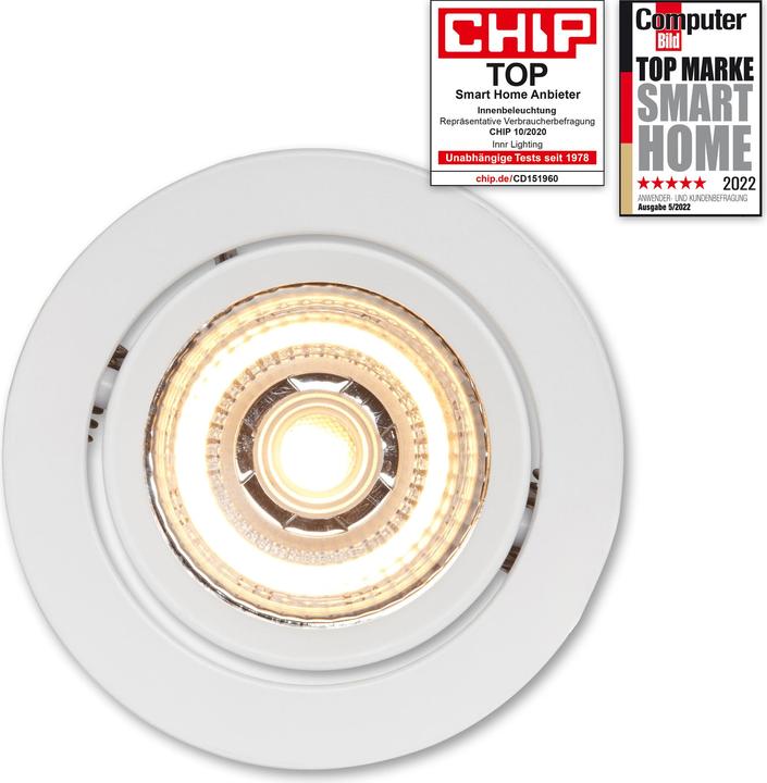 Actual product image Innr Recessed Spot Light (5 W, 350 lm, 1 x, G)
