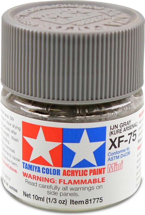 Actual product image Tamiya M-Acr.XF-75 IJN Gray