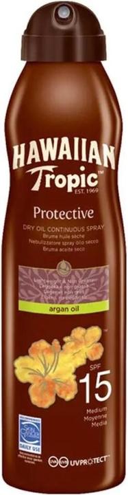 Actual product image Hawaiian Tropic ARGAN OIL bruma SPF15 spray 177 ml (Suntan oil, SPF 15, 177 ml)