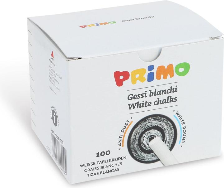 Actual product image Primo Crayons dust free (White, 100 x)