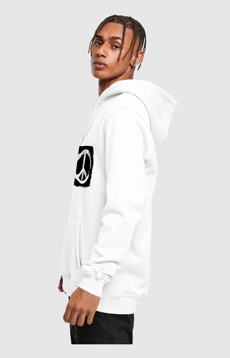 Actual product image Merchcode Peace - Double Peace White Heavy Hoody - 161365 (L)